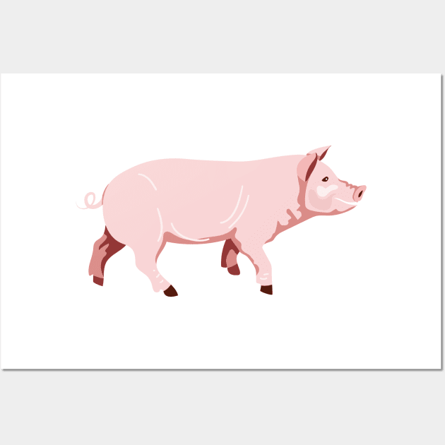 Cool Pig Wall Art by SWON Design